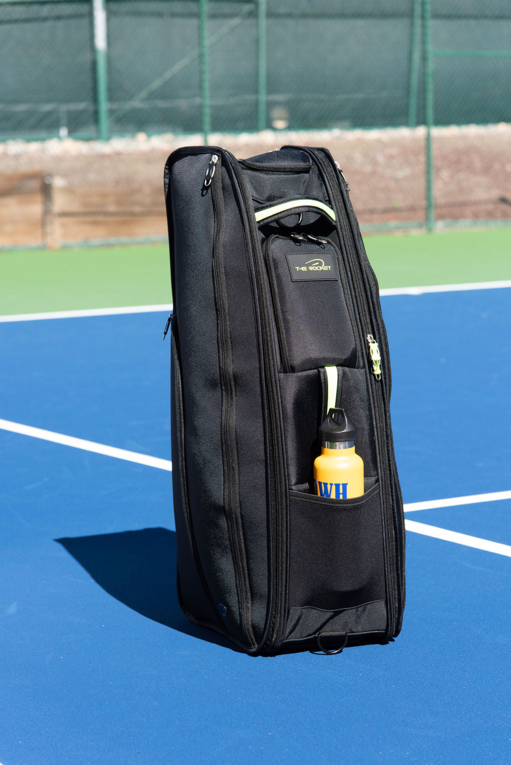 The Rocket tennis racquet bag by Tennis C Williams