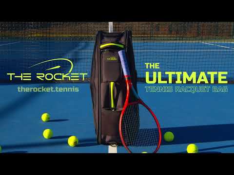 Tennis Bag – The Rocket | Fits 6 Racquets, Waterproof – Tennis C Williams